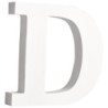 MDF letter D wit  11cm  dikte 2cm/st