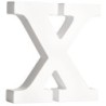 MDF letter X wit  11cm  dikte 2cm/st