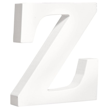 MDF letter Z wit  11cm  dikte 2cm/st