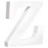 MDF letter Z wit  11cm  dikte 2cm/st