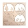Houten steekd. bos, FSC, 7,5cm   naturel