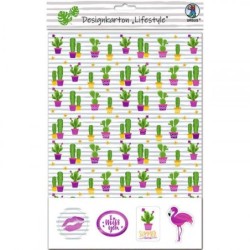 DESIGNKARTON LIFESTYLE 200G.A4,5BL.