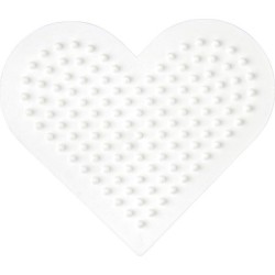 Hama onderplaat klein hart      236