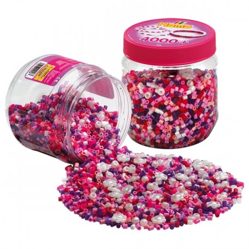 Hama parels & platen in pot    2058