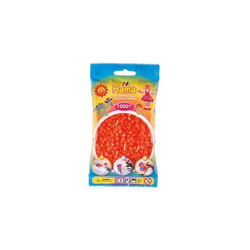Hama-parels 1000st neon oranje  38