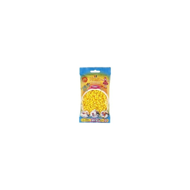 Hama-parels 1000st pastel geel  43
