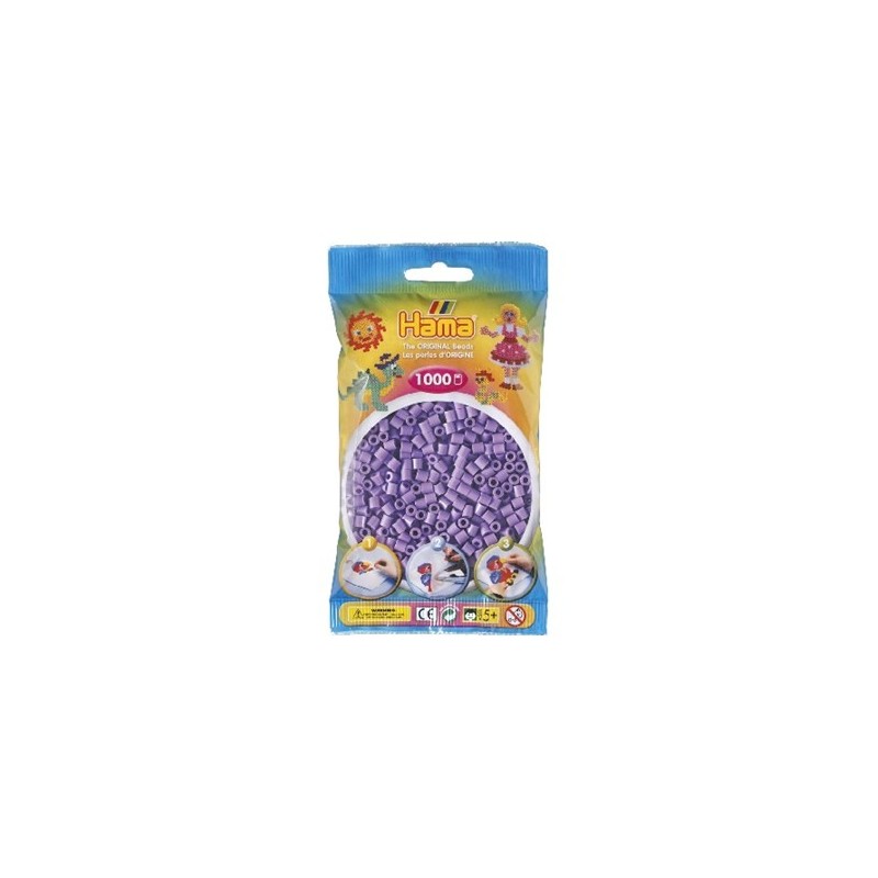 Hama-parels 1000st pastel paars 45