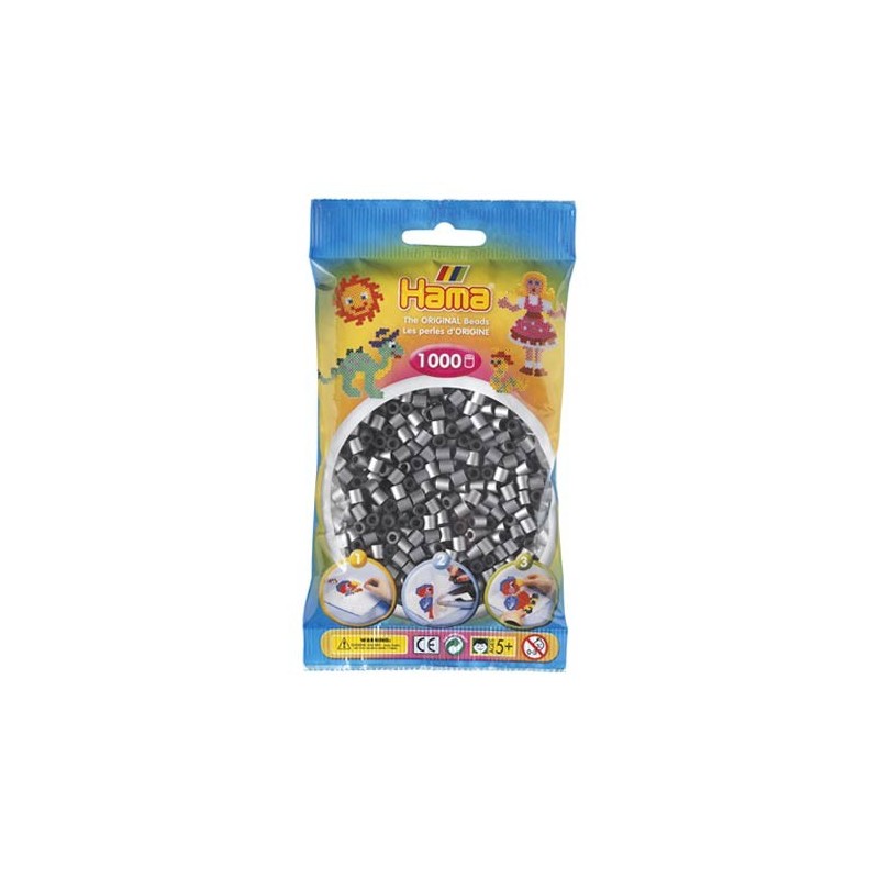 Hama-parels 1000st Zilver       62