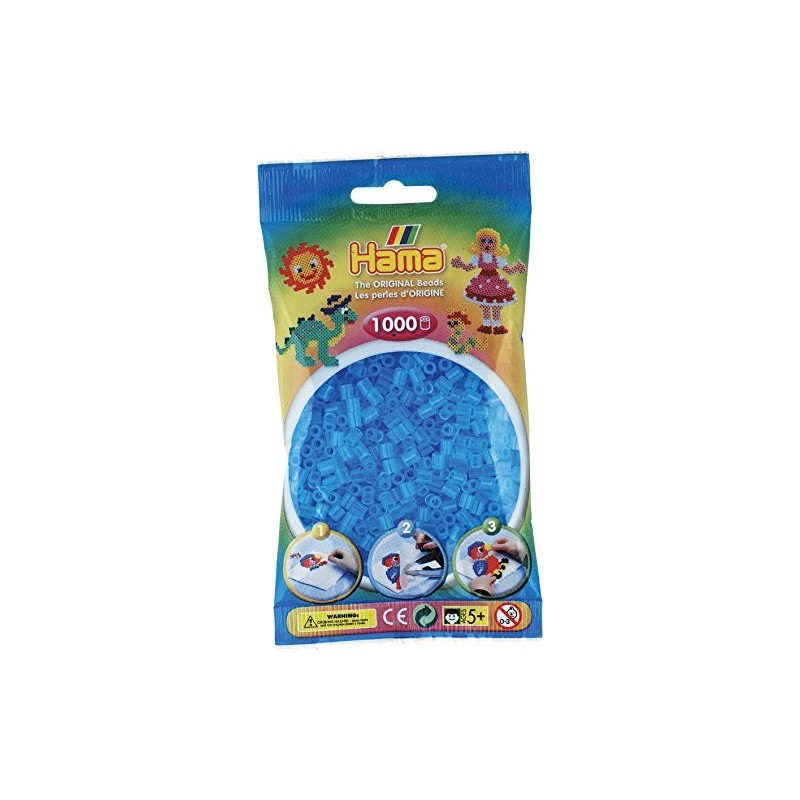 Hama-parels 1000st transp.azuur 73