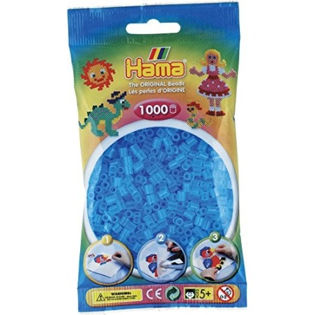 Hama-parels 1000st transp.azuur 73