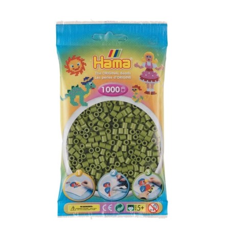 Hama-parels 1000st olijfgroen 84