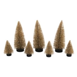 Deco dennenboom glitter kasjmir goud