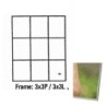 Pixel kader aluminium 3x3p   703034