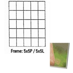 Pixel kader aluminium 5x5p   705054