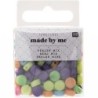 BEAD MIX, ROUND, MULTICOLOUR 165 PCS