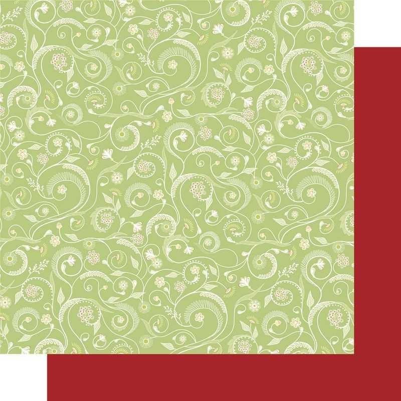 Origami ranken  rood en groen 10x10cm/65vel