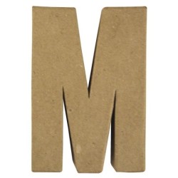 Eco-shape letter 15cm hoog M
