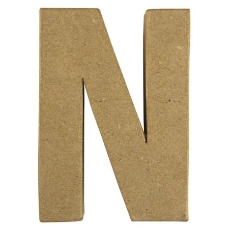Eco-shape letter 15cm hoog N