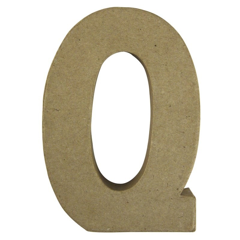 Eco-shape letter 15cm hoog Q