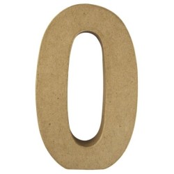 Eco-shape cijfer 15cm hoog 0