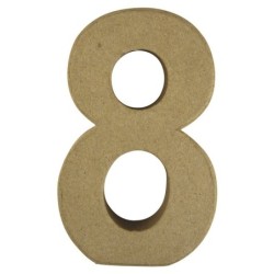 Eco-shape cijfer 15cm hoog 8
