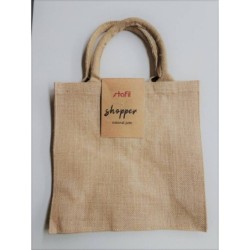 shopper jute 30x30x12cm