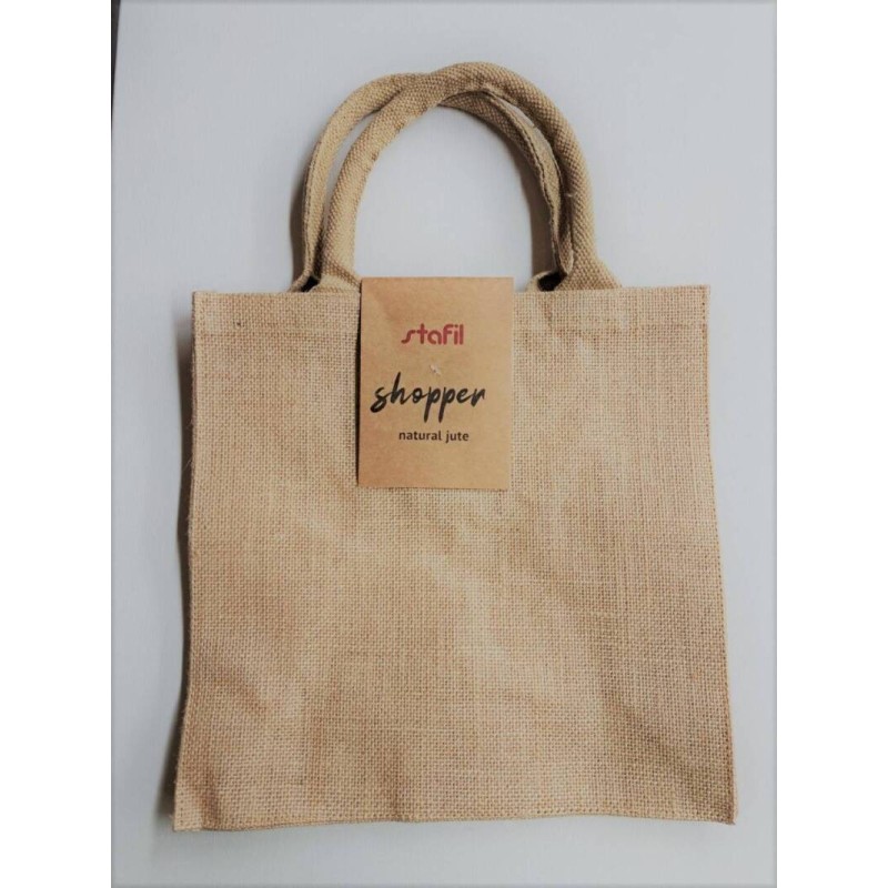 shopper jute 30x30x12cm