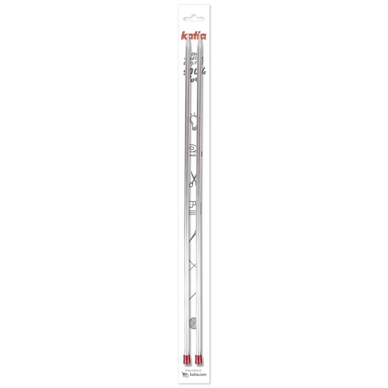 Breinaalden katia 100% aliminium  nr 4.50  40cm