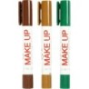 Playcolor Make up, lichtbruin, donkerbruin, groen,