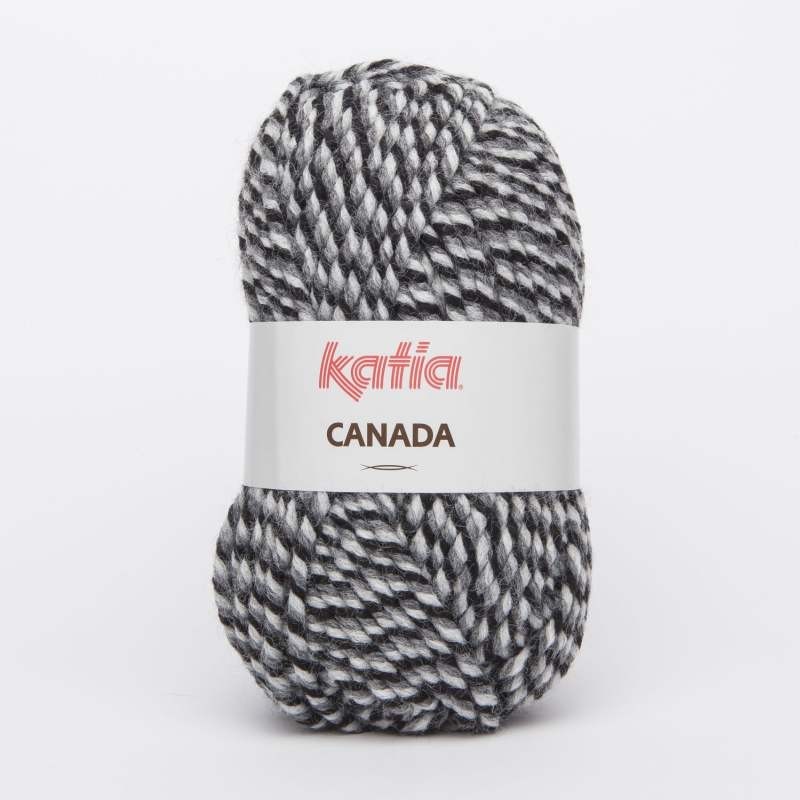 CANADA 105 zwart-l.+d.grijs   100gr.