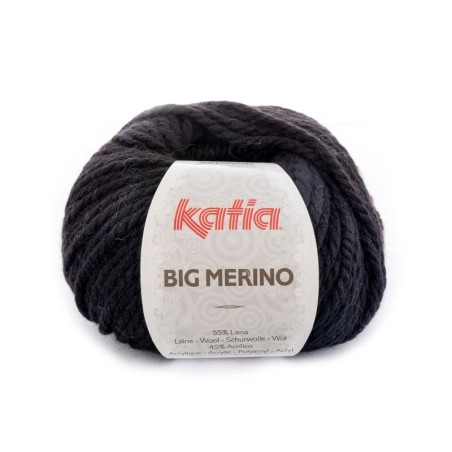 BIG MERINO 2 zwart            100gr.