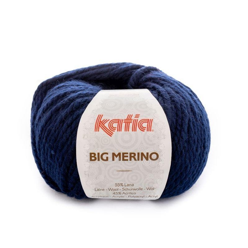 BIG MERINO 5 donker blauw     100gr.