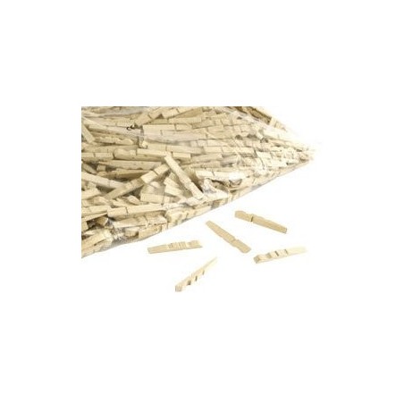 Houten wasknijpers half 72mm   200st
