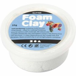 Foam Clay 35gr.  wit glitter