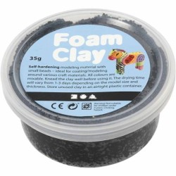 Foam Clay 35gr.  zwart
