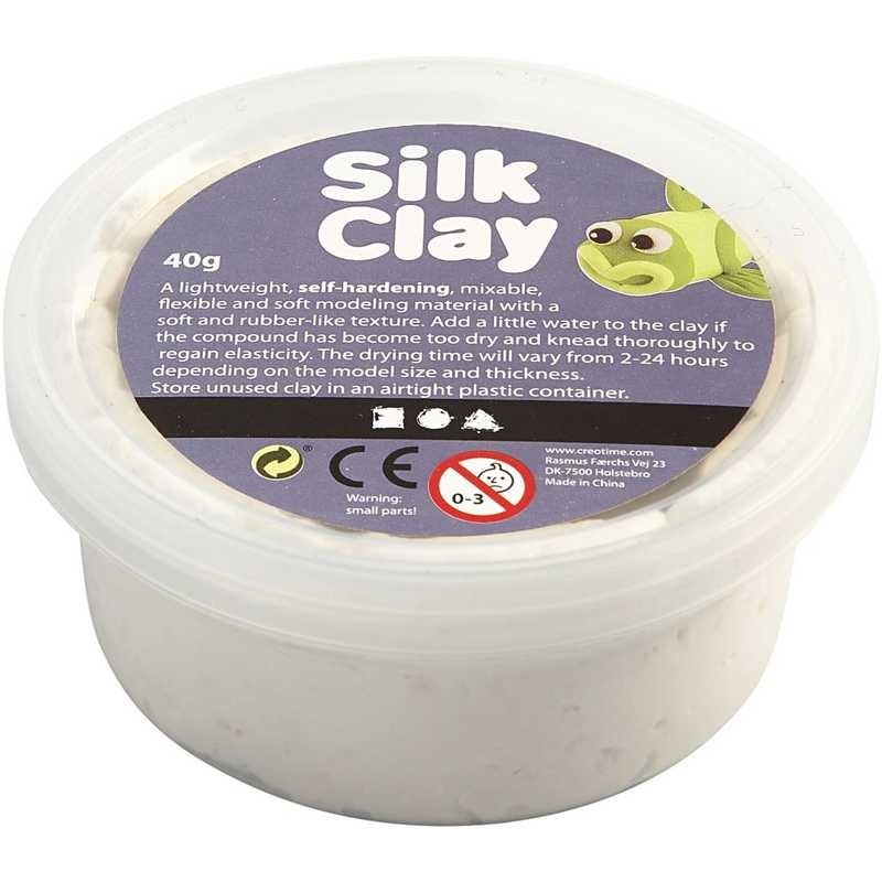 Silk Clay 40gr.  wit