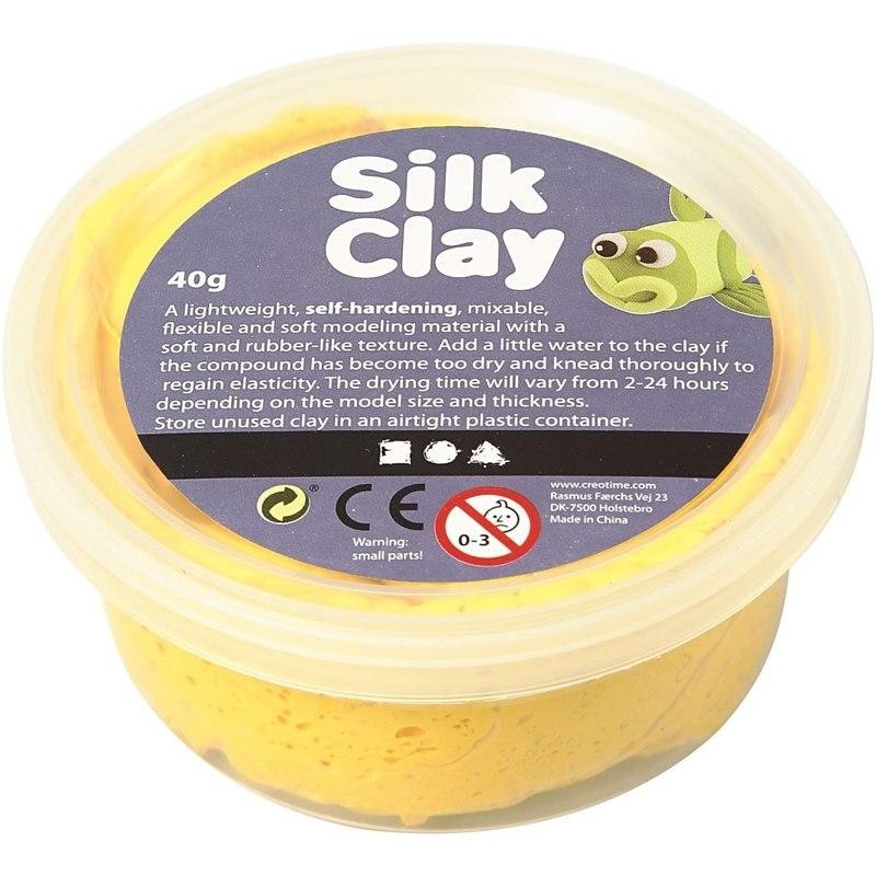 Silk Clay 40gr.  geel