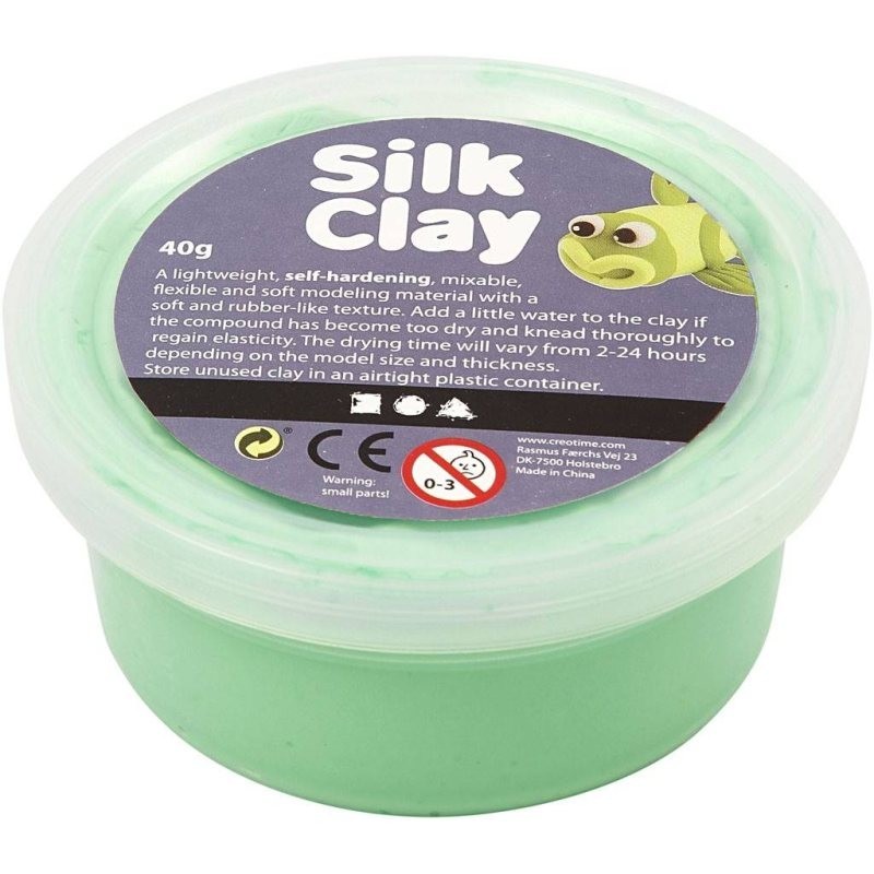 Silk Clay 40gr.  lichtgroen