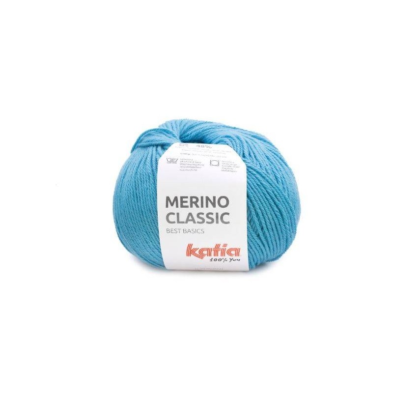 MERINO CLASSIC 104 turquoise 100gr