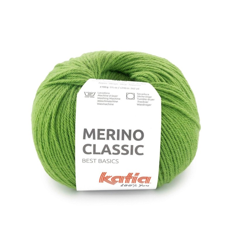 MERINO CLASSIC 107  groen gras 100gr
