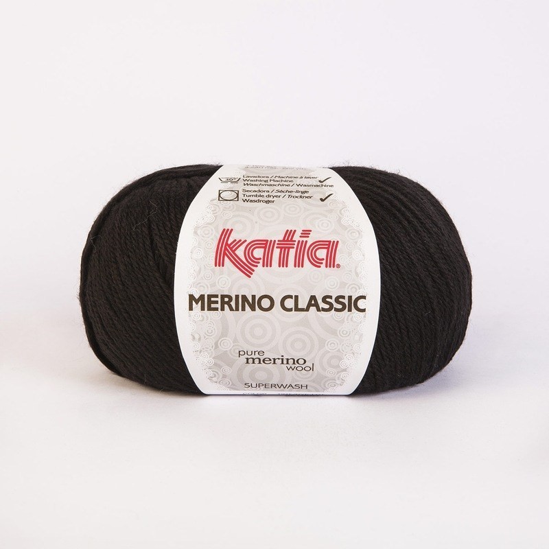 MERINO CLASSIC 2 zwart         100gr