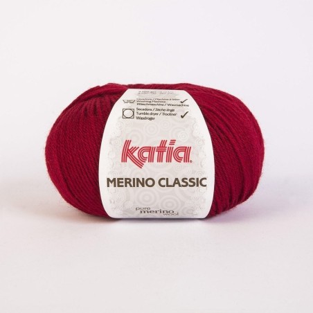 MERINO CLASSIC 22 donker rood  100gr