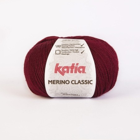 MERINO CLASSIC 23 rood-bordeau 100gr