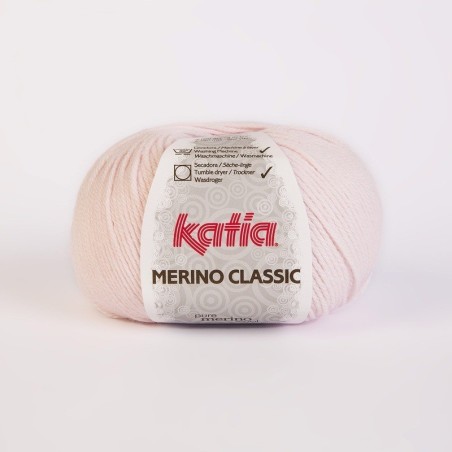 MERINO CLASSIC 62 pastel roze  100gr