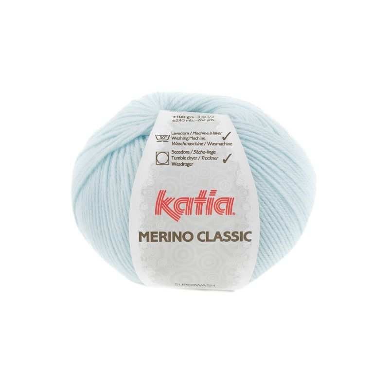 MERINO CLASSIC 86  licht pastelblauw 100gr