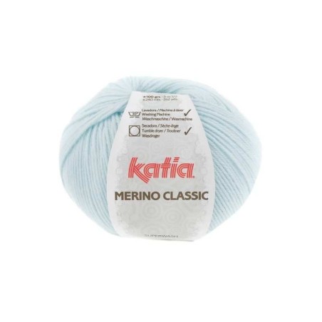 MERINO CLASSIC 86  licht pastelblauw 100gr