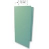 Dubbele kaart lang turquoise    /5st