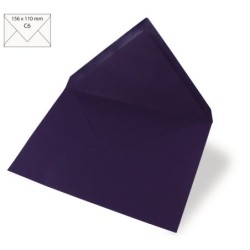 Envelop C6 15,6x11cm pruim    /5st