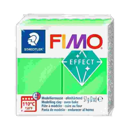Fimo effect neon 57 gr groen