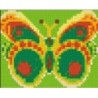 Pixelhobby pakket 801010 Vlinder gr.-geel